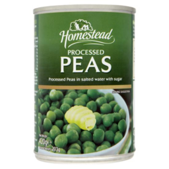 Picture of Homestead Peas Processed 420g x24 